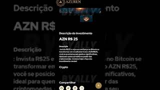 AZUREN CRIPTOATIVOS como investir na azuren [upl. by Hildebrandt]