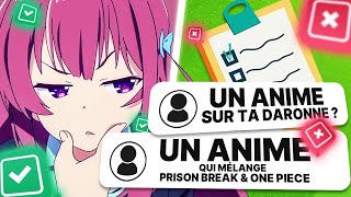 DES ABONNÉS VOUS CONSEILLENT DES ANIMES pas connu [upl. by Edelson613]