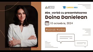 Jobtalk DEVORBĂ CU prezentatoarea Doina Danielean [upl. by Ainolopa]