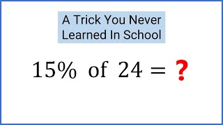 How to calculate percentages in your head [upl. by Elbertine267]