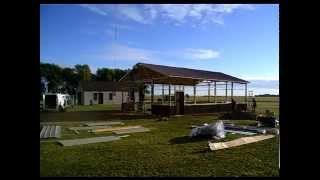 Pole Barn Construction  Hansen Buildings 30 x 40 Custom Pole Building [upl. by Harod247]