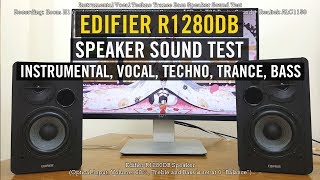 Gene Edifier R1280DB Speaker Sound Test Instrumental Vocal Techno Trance Bass [upl. by Eiramassenav]