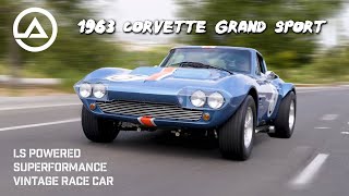 CORVETTE Grand Sport Vintage RACE CAR by SUPERFORMANCE [upl. by Stoller230]