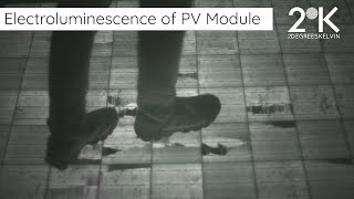 Electroluminescence of PV Module [upl. by Checani]