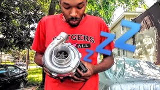 INSTALLING THE EBAY TURBOCHARGER 😲 [upl. by Jacobba]