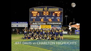 2024 Jeff Davis High School vs Charlton County Football Highlights [upl. by Crescen780]