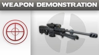 Weapon Demonstration  UNSC Sniper Rifle System [upl. by Joeann]