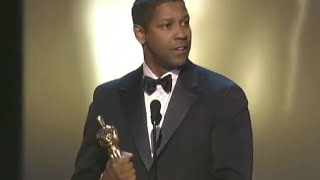 Denzel Washington Wins Best Actor  74th Oscars 2002 [upl. by Nnod]