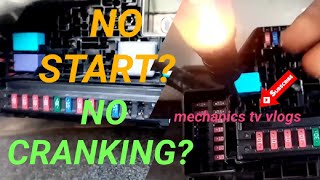 No Start No Crank diagnosisStarting System Problem Toyota hiace 2015 [upl. by Alpers]