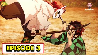 Demon Slayer Season 1 Episode 3 English Dub Full HD  Anime Recap [upl. by Gehman]