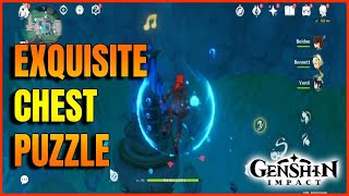 Exquisite Chest Puzzle in Faded Castle  Genshin Impact [upl. by Kern690]