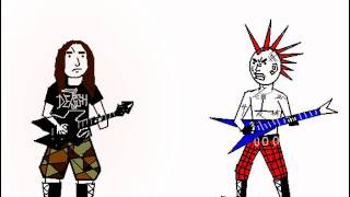 Death Metal VS Punk Rock [upl. by Ahsahs]