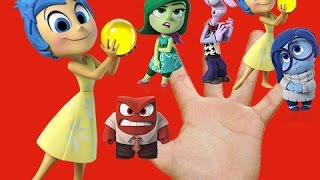 Finger Family Inside Out Anger Disgust Fear Joy Sadness ABC Kids World [upl. by Seabury]