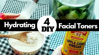 Hydrating DIY 4 Facial Toners Summer Skin Care Toners For Oily Dry amp Normal SkinK For Korai [upl. by Aidin]