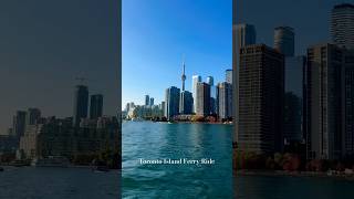 Toronto Island Ferry Ride⛴️Day Trip torontoislands travel ferryride love trending ytshorts [upl. by Anih]