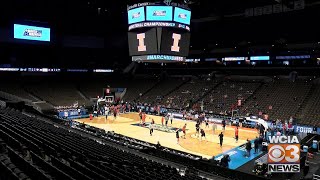 WEB EXTRA Illinois takes the court in Omaha for the first time [upl. by Sitoel]