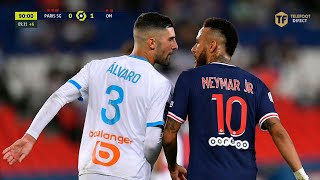 PSG 01 OM • Grand Format dun classico ÉLECTRIQUE 5 cartons ROUGES  • 202021 • Téléfoot HD [upl. by Annunciata]