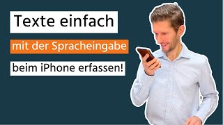 iPhone Texte einfach per Spracheingabe eingeben [upl. by Eerbua429]