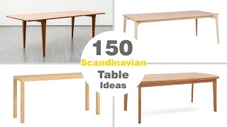 150 Scandinavian Table Ideas 2024  Types of Tables  Home Furniture Ideas [upl. by Ardnaed]