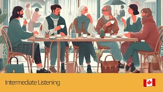 🇨🇦 English Intermediate Listening  Languages and Slang [upl. by Daffodil]