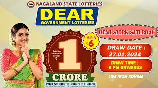 LOTTERY SAMBAD DEAR 8 PM 27012024 NAGALAND LOTTERY LIVE DEAR LOTTERY LIVE LOTTERY SAMBAD LIVE [upl. by Willamina]