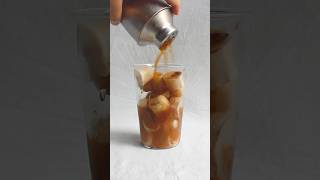 Creamy Oat Milk Ice Cube Coffee homecafe asmrfood asmrvideo oatmilk icedcoffee milkcoffee [upl. by Ming]