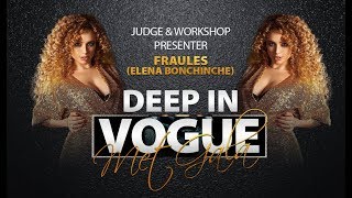 Fraules Elena Bonchinche  JudgeampWorkshop presenter  Deep in Vogue Met Gala [upl. by Poppas771]