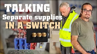 Talking about two separate supplies in one switch and commercial VS single phase [upl. by Wittenburg42]