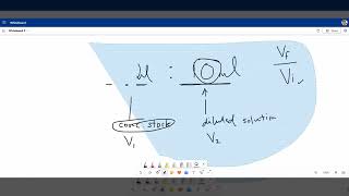 BIOL 1406 Lab  Dilution factor and C1V1C2V2 problems [upl. by Aleit]