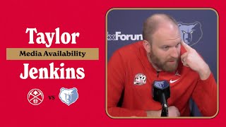 Taylor Jenkins Press Conference  Grizzlies vs Nuggets [upl. by Carlson]