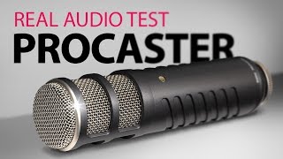 Rode Procaster A Closet and Focusrite Scarlett Solo Test  Review [upl. by Saixela667]