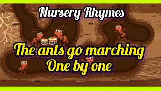 The ants go marching one by one nursery rhymes  ants song  kids cartoon song [upl. by Wons]