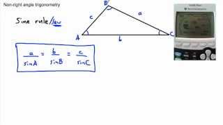 Trigonometry  Sine rule Cosine rule  IB Math GCSE A level AP [upl. by Odilia]