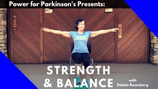 Power for Parkinsons Strength amp Balance FullLength AtHome Exercise Class [upl. by Mukerji]