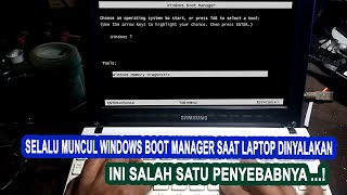 Cara Memperbaiki Startup Stuck Di Windows Boot Manager [upl. by Gaelan553]