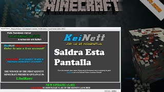 Como descargar minecraft keinett launcher actualizable para 64 bits y 32 bits No premium [upl. by Oinigih]