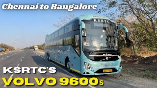 KSRTC Brand New VOLVO 9600s  Ambaari Utsav Bus Journey  Chennai to Bangalore ksrtc volvo9600 [upl. by Almond]