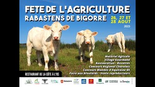 Fête de lagriculture 2023 Rabastens de Bigorre [upl. by Miehar459]