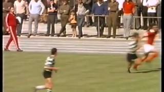 Imagens da Final da Taça 7071 entre Sporting e Benfica retiradas do Filme quotEusébio  A Panteraquot [upl. by Maure792]