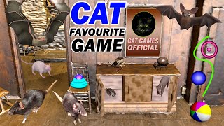 Cats Favorite Games for Cats Entertainment  Cat Videos for Cats to Watch [upl. by Keisling171]