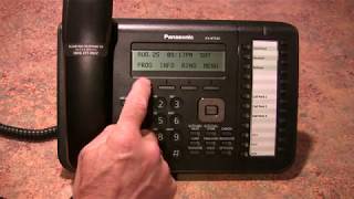 How to program a button on a Panasonic KXDT543 [upl. by Cooke]