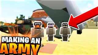 Recruiting The ARMY For WAR  Minecraft WAR 60 [upl. by Armilla223]