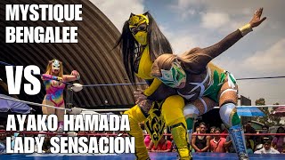 Mystique BengaLee vs Ayako Hamada Lady Sensación  Lucha Libre Femenil 2024  Wrestling  Catfight [upl. by Saraann296]