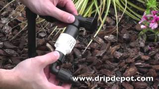 How to Convert a Sprinkler Riser to Drip Irrigation [upl. by Atinit185]