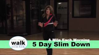 Leslie Sansone 5 Day Slim Down A Mile Each Morning [upl. by Miltie]