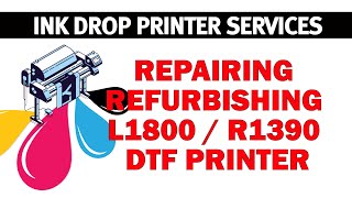 Removing L1800 R1390 DTF printer cover [upl. by Derayne]