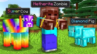 Paso Minecraft pero Hay Mobs Personalizados OP [upl. by Inat448]