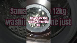 Samsung new washing machine 12kg just 43k samsung shorts viralvideo new technology [upl. by Name]