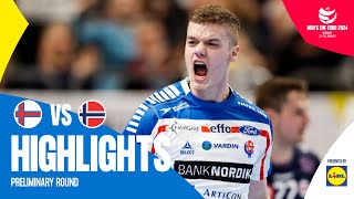 Faroe Islands just made HISTORY  Faroe Islands vs Norway  Highlights  Mens EHF EURO 2024 [upl. by Ettore189]