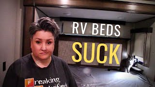 RIP OLD RV MATTRESS  I Got A NEW WILDERNESS RV Mattress for My Fifth Wheel BUT How DO I Get [upl. by Aissilem]